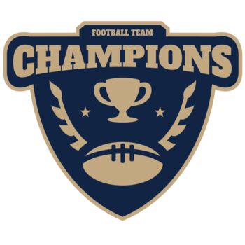 Champions Football Team logo template Thumbnail