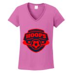 Women's Heavy Cotton 100% Cotton V Neck T Shirt Thumbnail