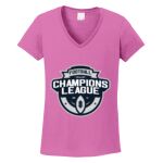 Women's Heavy Cotton 100% Cotton V Neck T Shirt Thumbnail