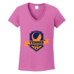 Women's Heavy Cotton 100% Cotton V Neck T Shirt Thumbnail