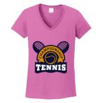 Women's Heavy Cotton 100% Cotton V Neck T Shirt Thumbnail