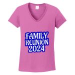 Women's Heavy Cotton 100% Cotton V Neck T Shirt Thumbnail