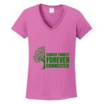 Women's Heavy Cotton 100% Cotton V Neck T Shirt Thumbnail