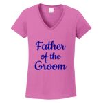 Women's Heavy Cotton 100% Cotton V Neck T Shirt Thumbnail