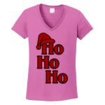 Women's Heavy Cotton 100% Cotton V Neck T Shirt Thumbnail