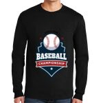 Ultra Cotton ® 100% US Cotton Long Sleeve T Shirt with Pocket Thumbnail
