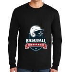 Ultra Cotton ® 100% US Cotton Long Sleeve T Shirt with Pocket Thumbnail