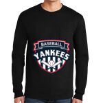 Ultra Cotton ® 100% US Cotton Long Sleeve T Shirt with Pocket Thumbnail