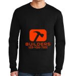 Ultra Cotton ® 100% US Cotton Long Sleeve T Shirt with Pocket Thumbnail