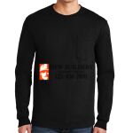 Ultra Cotton ® 100% US Cotton Long Sleeve T Shirt with Pocket Thumbnail