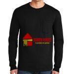 Ultra Cotton ® 100% US Cotton Long Sleeve T Shirt with Pocket Thumbnail
