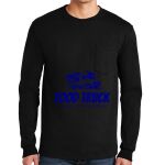 Ultra Cotton ® 100% US Cotton Long Sleeve T Shirt with Pocket Thumbnail