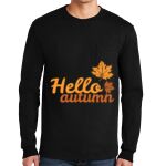 Ultra Cotton ® 100% US Cotton Long Sleeve T Shirt with Pocket Thumbnail