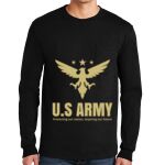 Ultra Cotton ® 100% US Cotton Long Sleeve T Shirt with Pocket Thumbnail