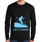 Ultra Cotton ® 100% US Cotton Long Sleeve T Shirt with Pocket Thumbnail