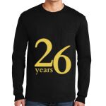 Ultra Cotton ® 100% US Cotton Long Sleeve T Shirt with Pocket Thumbnail