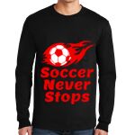 Ultra Cotton ® 100% US Cotton Long Sleeve T Shirt with Pocket Thumbnail