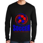 Ultra Cotton ® 100% US Cotton Long Sleeve T Shirt with Pocket Thumbnail