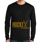 Ultra Cotton ® 100% US Cotton Long Sleeve T Shirt with Pocket Thumbnail