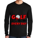 Ultra Cotton ® 100% US Cotton Long Sleeve T Shirt with Pocket Thumbnail