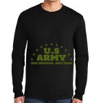 Ultra Cotton ® 100% US Cotton Long Sleeve T Shirt with Pocket Thumbnail